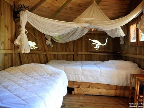 Hébergement 6 personnes - Cabane dans les arbres - Ouistitis