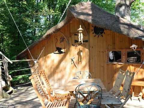 Hébergement 6 personnes - Cabane dans les arbres - Ouistitis