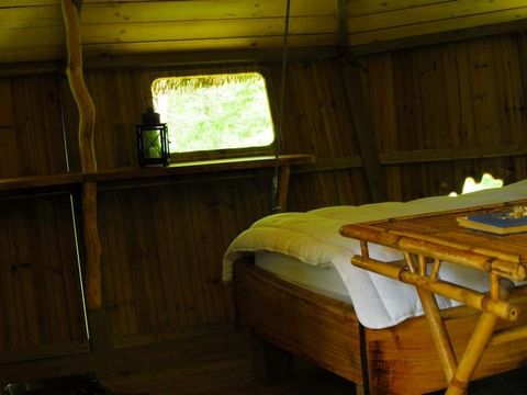 Hébergement 4 personnes - Cabane Familiale des Chimpanzés (à partir de 2 ans)