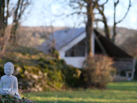 TENTE TOILE ET BOIS 4 personnes - Tente confort  - 2 chambres - cuisine - sans sanitaires 4 pers.