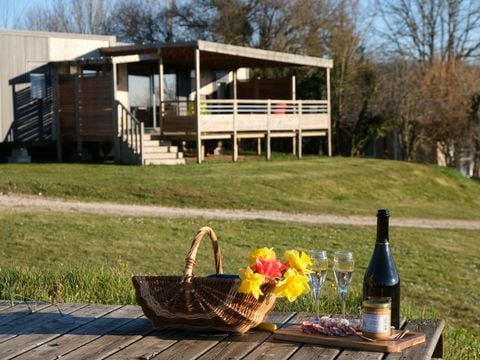 MOBILHOME 6 personnes - Mobil-home EXCLUSIF - 3 chambres - Jacuzzi & Vue Vallée