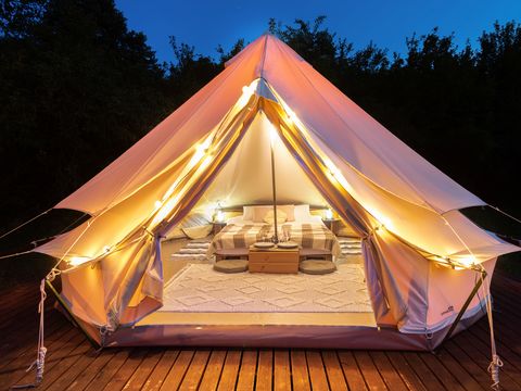 TENTE 2 personnes - Tente Nomade Insolite - 1 chambre - avec cuisine et sanitaire privé