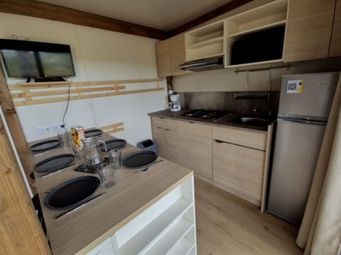 MOBILHOME 6 personnes - Cottage Premium 3 Chambres 6 Pers. vue vigne