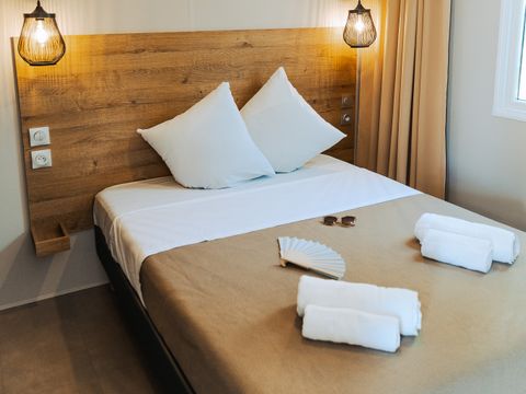 MOBILHOME 6 personnes - Cottage Confort 3 ch. 6 pers - 35m2 - Terrasse parasol - SAM