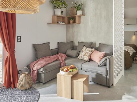 MOBILHOME 4 personnes - Sunêlia Prestige 2 ch. 4 pers - 34 m2 - Terrasse couverte - SAM