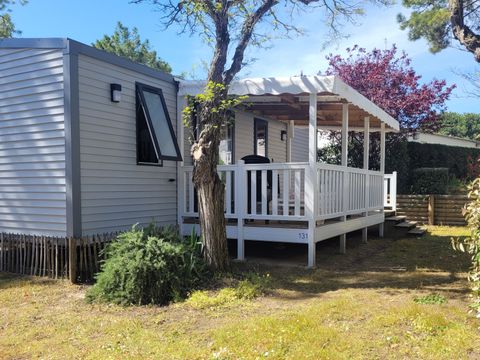 MOBILHOME 6 personnes - Grand Confort 3 ch / 1 sdb (terrasse couverte)