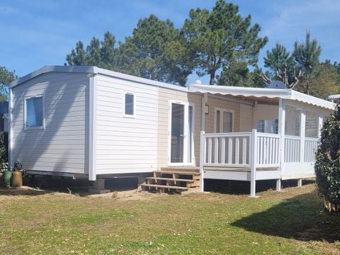 MOBILHOME 6 personnes - Sunêlia Prestige Plus 3 ch / 2sdb (terrasse couverte fermée)