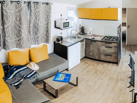 MOBILHOME 8 personnes - Sunêlia Prestige 4ch. 8 pers. - 40m2 - Terrasse couverte - SAM