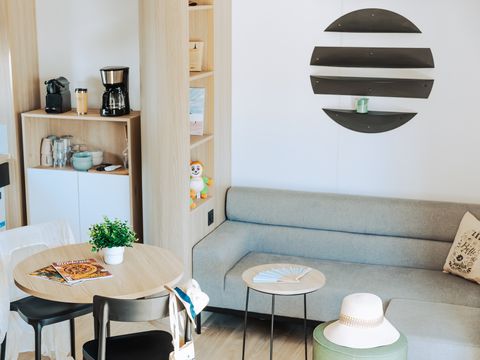 MOBILHOME 3 personnes - Sunêlia Luxe Taos Spa 1ch. 2 pers - 19m2 - Pergola exotique