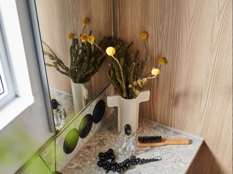 MOBILHOME 3 personnes - Sunêlia Luxe Taos Spa 1ch. 2 pers - 19m2 - Pergola exotique