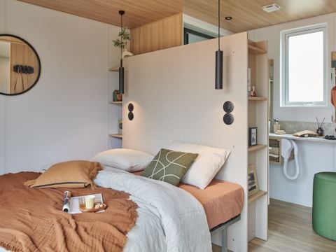 MOBILHOME 3 personnes - Sunêlia Luxe Taos Spa 1ch. 2 pers - 19m2 - Pergola exotique