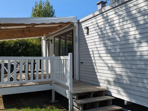 MOBILHOME 6 personnes - SUNELIA CONFORT PLUS 3ch / 6p - 35m² - Terrasse couverte