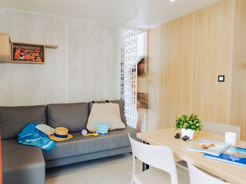 MOBILHOME 4 personnes - SUNELIA PRESTIGE + CLIM 2ch / 4p - 34m² - Terrasse couverte
