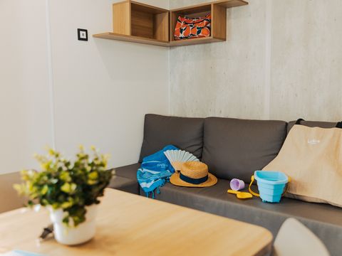 MOBILHOME 4 personnes - SUNELIA PRESTIGE + CLIM 2ch / 4p - 34m² - Terrasse couverte