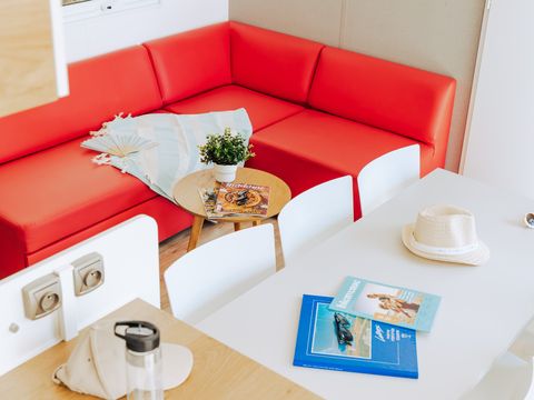MOBILHOME 6 personnes - SUNELIA PRESTIGE + CLIM 3ch / 6p - 36m² - Terrasse couverte