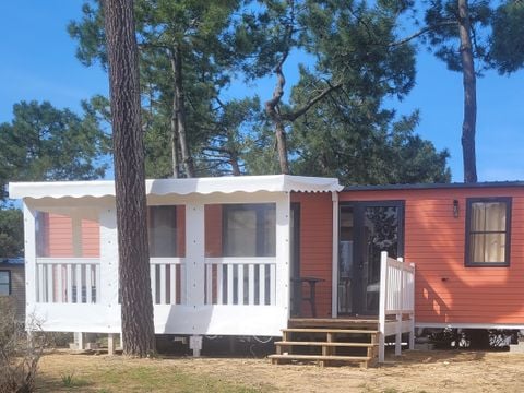 MOBILHOME 6 personnes - SUNELIA PRESTIGE + CLIM 3ch / 6p - 36m² - Terrasse couverte