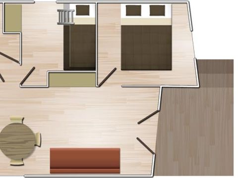 CHALET 6 personnes - Confort 30 m² 2 chambres