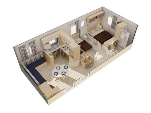 MOBILHOME 4 personnes - Maldives Panoramique