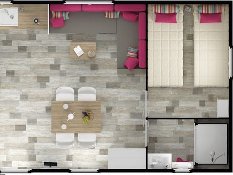 MOBILHOME 4 personnes - SANTA FE