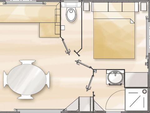 MOBILHOME 4 personnes - Filcmare