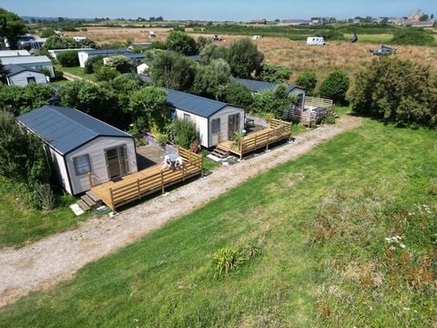 MOBILHOME 4 personnes - Natura Panoramique 33m², 2 chambres, terrasse, TV, LV