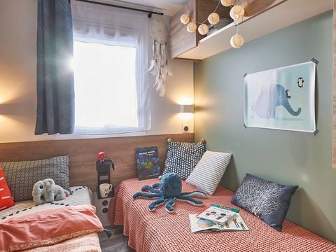 MOBILHOME 4 personnes - Natura Panoramique 33m², 2 chambres, terrasse, TV, LV