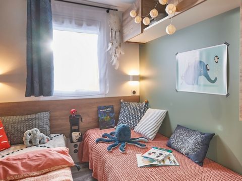 Mobilhome 4 personnes - Premium Natura - 2 chambres - Terrasse - XXL - TV - Lave-vaisselle