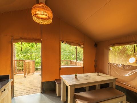 TENTE TOILE ET BOIS 5 personnes - SAFARI TENT SERENGETI