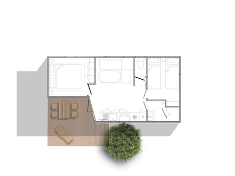 MOBILHOME 4 personnes - Loggia Confort (neuf 2022)