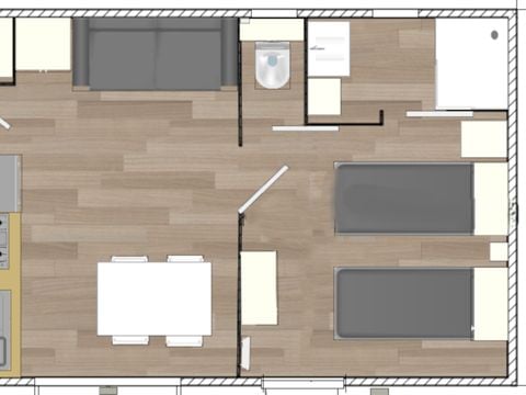MOBILHOME 4 personnes - Prestige (neuf 2026)