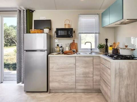 MOBILHOME 6 personnes - Mobil-Home VENEZIA 4 Pièces 6 Personnes Climatisé + TV