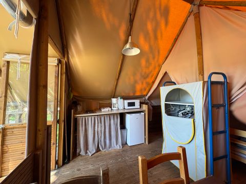 TENTE TOILE ET BOIS 5 personnes - LODGE AMAZONE