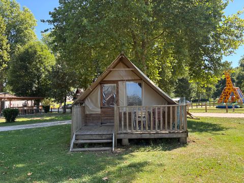 TENTE TOILE ET BOIS 5 personnes - LODGE AMAZONE