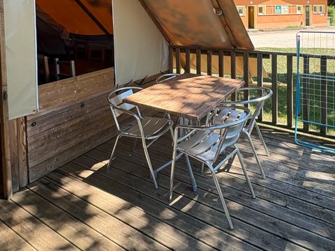 TENTE TOILE ET BOIS 5 personnes - LODGE AMAZONE