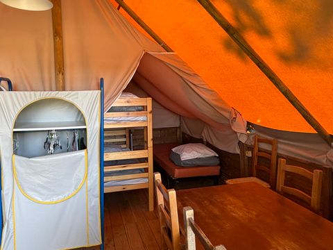 TENTE TOILE ET BOIS 5 personnes - LODGE AMAZONE