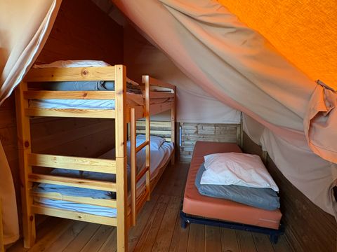 TENTE TOILE ET BOIS 5 personnes - LODGE AMAZONE