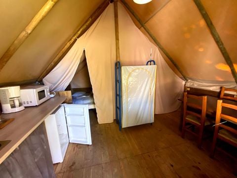 Tente en toile et en bois 5 personnes - LODGE AMAZONE