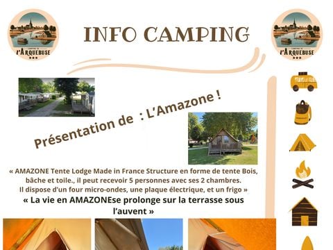 Tente en toile et en bois 5 personnes - LODGE AMAZONE