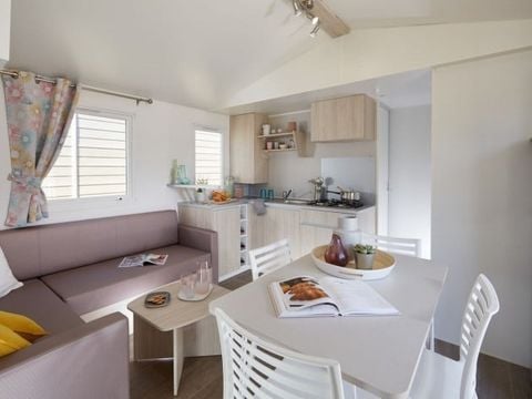 MOBILHOME 6 personnes - Comfort | 3 Ch. | 6 Pers. | Terrasse surélevée | Clim.
