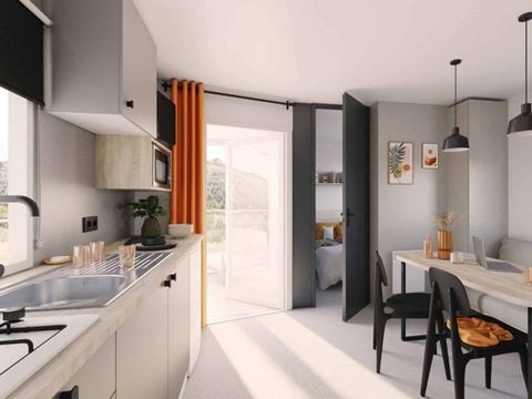 MOBILHOME 6 personnes - Mobil-home | Comfort | 2 Ch. | 4/6 Pers. | Terrasse simple | Clim.