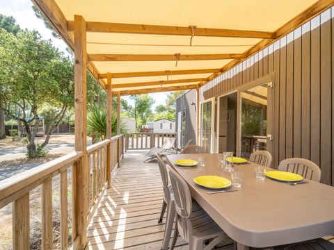 MOBILHOME 6 personnes - VIP 3 chambres 38m² - Pack-Vip inclus (linge,tv,wifi...)