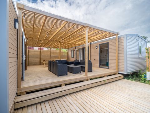 MOBILHOME 10 personnes - PALM Tribu 5 chambres  env 66m²- quartier la Palmeraie