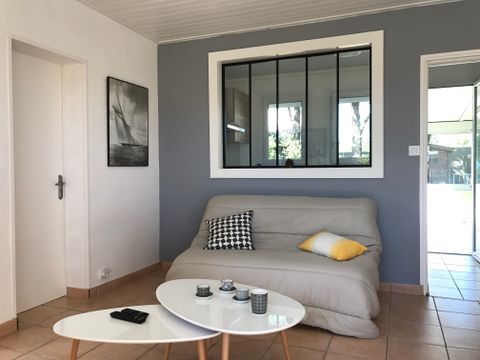 Villa 6 personnes - 3 chambres - personne supplémentaire possible en option payante, contacter le camping
