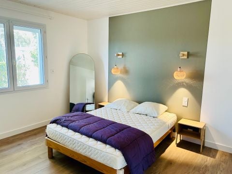 Villa 6 personnes - 3 chambres - personne supplémentaire possible en option payante, contacter le camping