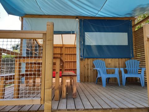 Unique 4 personnes - Cabane sur pilotis sans sanitaire 2/4 pers
