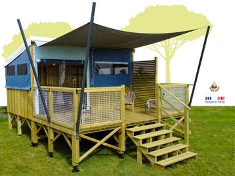 Unique 4 personnes - Cabane sur pilotis sans sanitaire 2/4 pers
