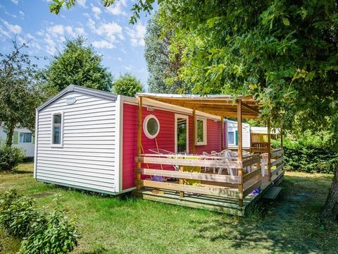 MOBILHOME 6 personnes - Mobil Home 3 ch 6 pers Terrasse Couverte