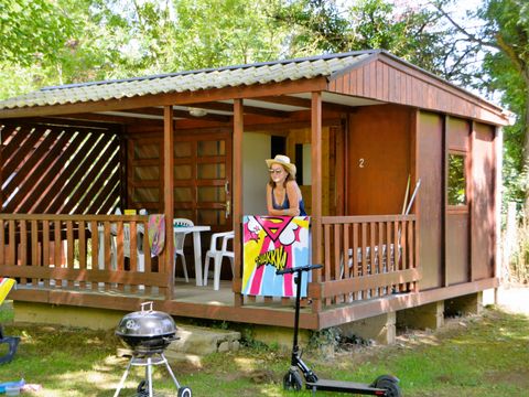CHALET 4 personnes - Chalet 13m² - 1 chambre - sans sanitaires 1/4 pers.