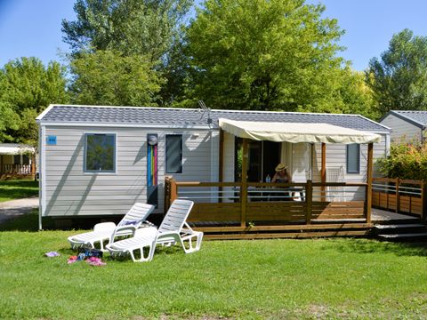 MOBILHOME 8 personnes -  Résidence Trio 40m² - 3 chambres, 2 salles de bain 6 pers.