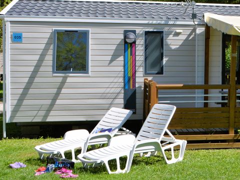 MOBILHOME 8 personnes -  Résidence Trio 40m² - 3 chambres, 2 salles de bain 6 pers.
